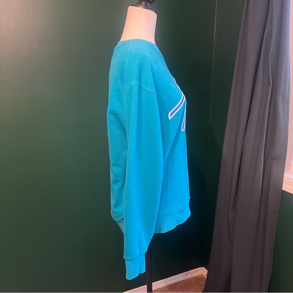 Tommy Hilfiger Crewneck Sweater - Women’s Teal Blue Pull Over Sweater Jumper - Picture 8 of 11